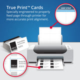 Avery® True Print Clean Edge Business Cards, Inkjet, 2 X 3.5, White, 200 Cards, 10 Cards-sheet, 20 Sheets-pack freeshipping - TVN Wholesale