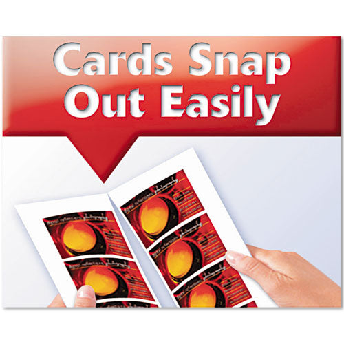 Avery® True Print Clean Edge Business Cards, Inkjet, 2 X 3.5, White, 200 Cards, 10 Cards-sheet, 20 Sheets-pack freeshipping - TVN Wholesale