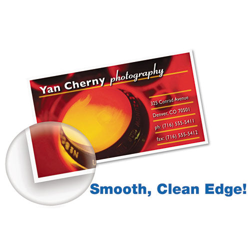 Avery® True Print Clean Edge Business Cards, Inkjet, 2 X 3.5, White, 200 Cards, 10 Cards-sheet, 20 Sheets-pack freeshipping - TVN Wholesale