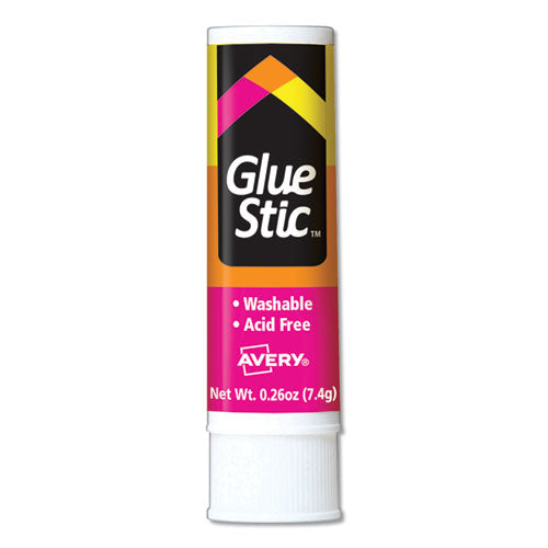 Avery® Permanent Glue Stic Value Pack, 0.26 Oz, Applies White, Dries Clear, 18-pack freeshipping - TVN Wholesale