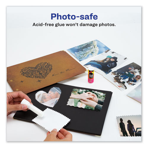 Avery® Permanent Glue Stic Value Pack, 0.26 Oz, Applies White, Dries Clear, 18-pack freeshipping - TVN Wholesale