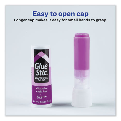 Avery® Permanent Glue Stic Value Pack, 0.26 Oz, Applies Purple, Dries Clear, 6-pack freeshipping - TVN Wholesale