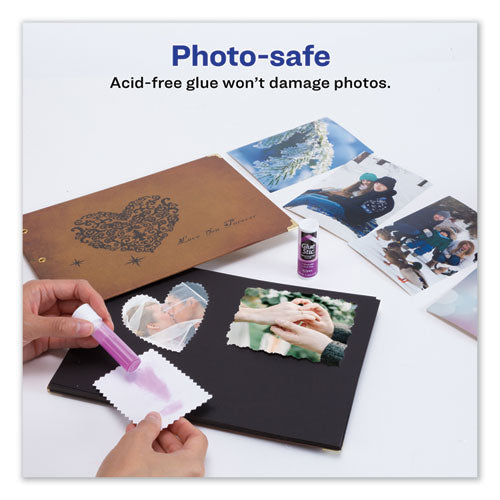 Avery® Permanent Glue Stic Value Pack, 0.26 Oz, Applies Purple, Dries Clear, 6-pack freeshipping - TVN Wholesale