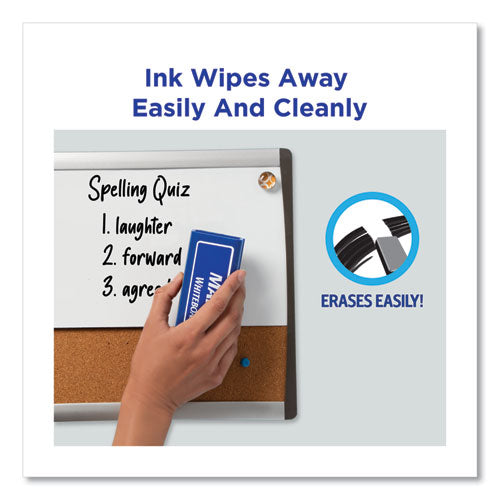 Avery® Marks A Lot Desk-style Dry Erase Marker Value Pack, Broad Chisel Tip, Black, 36-pack (98207) freeshipping - TVN Wholesale