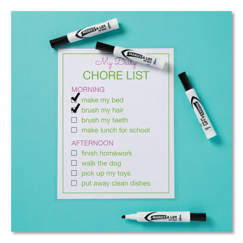 Avery® Marks A Lot Desk-style Dry Erase Marker Value Pack, Broad Chisel Tip, Black, 36-pack (98207) freeshipping - TVN Wholesale