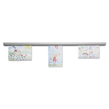 Advantus Grip-a-strip Display Rail, 9 X 1 1-2, Aluminum Finish freeshipping - TVN Wholesale