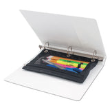 Advantus Binder Pencil Pouch, 10 X 7 3-8, Black-clear, 3-pack freeshipping - TVN Wholesale