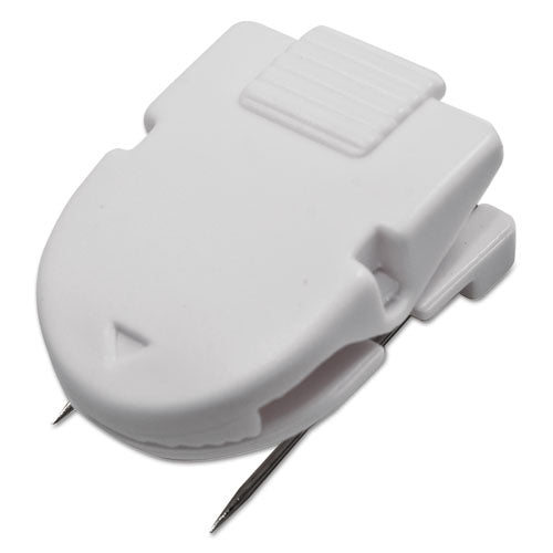 Advantus Wall Clips For Fabric Panels, 40 Sheets, White, 4-pack freeshipping - TVN Wholesale