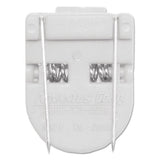 Advantus Wall Clips For Fabric Panels, 40 Sheets, White, 4-pack freeshipping - TVN Wholesale