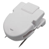 Advantus Wall Clips For Fabric Panels, 40 Sheets, White, 4-pack freeshipping - TVN Wholesale