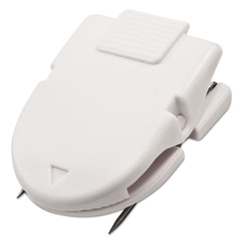 Advantus Wall Clips For Fabric Panels, 40 Sheets, White, 50-box freeshipping - TVN Wholesale