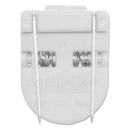 Advantus Wall Clips For Fabric Panels, 40 Sheets, White, 50-box freeshipping - TVN Wholesale