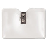 Advantus Security Id Badge Holder, Horizontal, 3.5 X 4.25, Frosted Transparent, 50-box freeshipping - TVN Wholesale