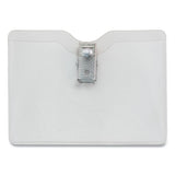 Advantus Security Id Badge Holder With Clip, Horizontal, 3.5 X 3, Clear, 50-box freeshipping - TVN Wholesale
