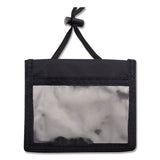 Advantus Id Badge Holder W-convention Neck Pouch, Horizontal, 4 .25 X 5, Black, 12-pack freeshipping - TVN Wholesale