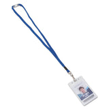 Advantus Breakaway Lanyards, Metal J-hook Fastener, Blue, 24-box freeshipping - TVN Wholesale