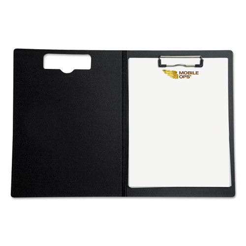 Mobile OPS® Portfolio Clipboard With Low-profile Clip, 1-2" Capacity, 8 1-2 X 11, Red freeshipping - TVN Wholesale