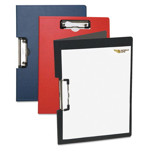Mobile OPS® Portfolio Clipboard With Low-profile Clip, 1-2" Capacity, 8 1-2 X 11, Blue freeshipping - TVN Wholesale