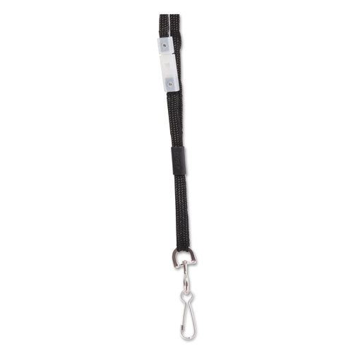 SICURIX® Safety Breakaway Lanyard With Hook, 36", Black freeshipping - TVN Wholesale