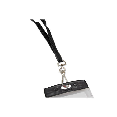 SICURIX® Safety Breakaway Lanyard With Hook, 36", Black freeshipping - TVN Wholesale