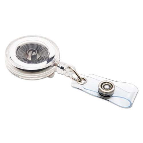 SICURIX® Id Slide-style Belt Clip Card Reels, 30" Extension, Translucent-red-blue-purple freeshipping - TVN Wholesale