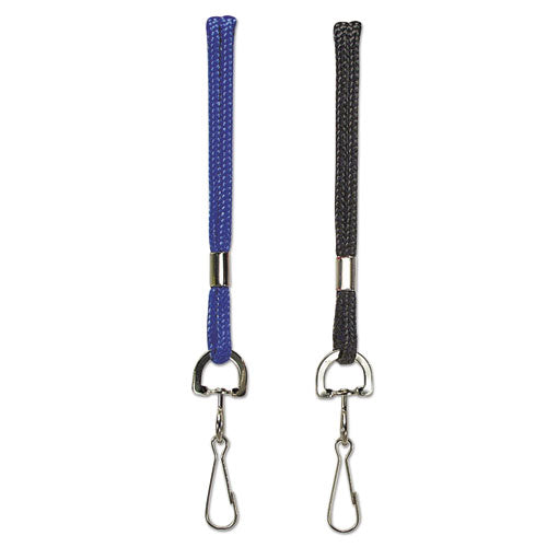 SICURIX® Rope Lanyard With Hook, 36", Nylon, Blue freeshipping - TVN Wholesale