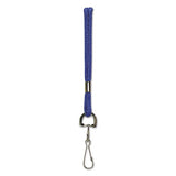 SICURIX® Rope Lanyard With Hook, 36", Nylon, Blue freeshipping - TVN Wholesale