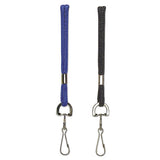 SICURIX® Rope Lanyard With Hook, 36", Nylon, Black freeshipping - TVN Wholesale
