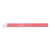 SICURIX® Security Wristbands, 0.75" X 10", Red, 100-pack freeshipping - TVN Wholesale