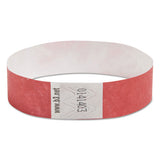 SICURIX® Security Wristbands, 0.75" X 10", Red, 100-pack freeshipping - TVN Wholesale