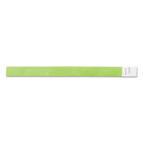 SICURIX® Security Wristbands, 0.75" X 10", Green, 100-pack freeshipping - TVN Wholesale