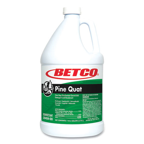 Betco® Pine Quat Disinfectant, Pine Scent, 128 Oz Bottle, 4-carton freeshipping - TVN Wholesale