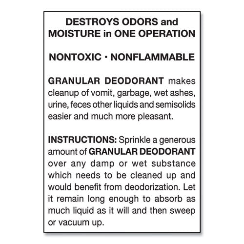 Big D Industries Granular Deodorant, Lemon, 16 Oz, Shaker Can, 12-carton freeshipping - TVN Wholesale