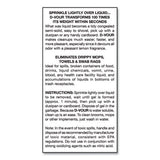 Big D Industries D-vour Absorbent Powder, Canister, Lemon, 16oz, 6-carton freeshipping - TVN Wholesale