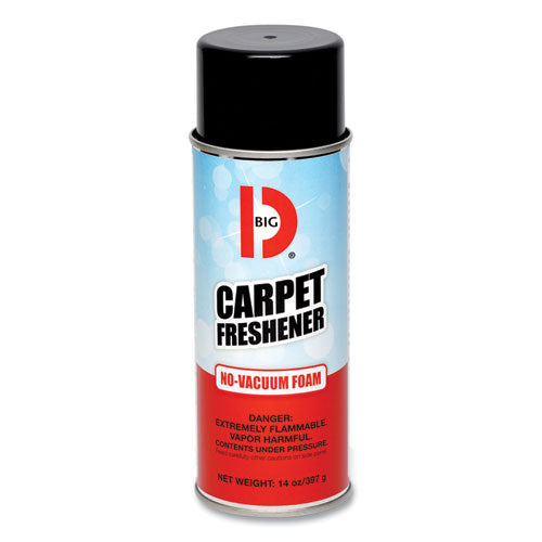 Big D Industries No-vacuum Carpet Freshener, Fresh Scent, 14 Oz Aerosol Spray, 12-carton freeshipping - TVN Wholesale