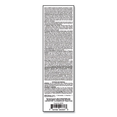 Big D Industries Pheno D+ Aerosol Disinfectant-deodorizer, Citrus Scent, 16.5 Oz Aerosol Spray Can, 12-carton freeshipping - TVN Wholesale