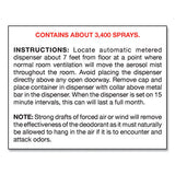 Big D Industries Metered Concentrated Room Deodorant, Fresh Linen Scent, 7 Oz Aerosol Spray, 12-box freeshipping - TVN Wholesale