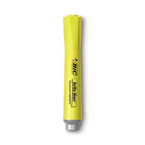 BIC® Brite Liner Tank-style Highlighter Value Pack, Yellow Ink, Chisel Tip, Yellow-black Barrel, 36-pack freeshipping - TVN Wholesale