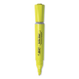BIC® Brite Liner Tank-style Highlighter Value Pack, Yellow Ink, Chisel Tip, Yellow-black Barrel, 36-pack freeshipping - TVN Wholesale