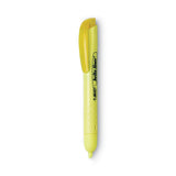 BIC® Brite Liner Retractable Highlighter, Fluorescent Yellow Ink, Chisel Tip, Yellow-black Barrel, Dozen freeshipping - TVN Wholesale