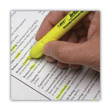 BIC® Brite Liner Retractable Highlighter, Fluorescent Yellow Ink, Chisel Tip, Yellow-black Barrel, Dozen freeshipping - TVN Wholesale