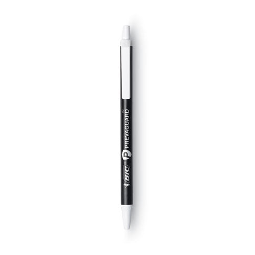 BIC® Prevaguard Ballpoint Pen, Retractable, Medium 1 Mm, Black Ink, Black Barrel freeshipping - TVN Wholesale