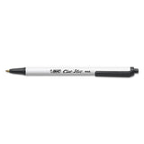 BIC® Clic Stic Ballpoint Pen Value Pack, Retractable, Medium 1 Mm, Black Ink, White Barrel, 24-pack freeshipping - TVN Wholesale
