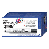 BIC® Intensity Bold Tank-style Dry Erase Marker, Broad Chisel Tip, Black, Dozen freeshipping - TVN Wholesale