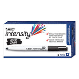 BIC® Intensity Bold Pocket-style Dry Erase Marker, Fine Bullet Tip, Black, Dozen freeshipping - TVN Wholesale