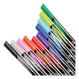Intensity Porous Point Pen, Stick, Extra-fine 0.4 Mm, Assorted Ink And Barrel Colors, 10-pack