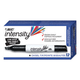 BIC® Intensity Low Odor Chisel Tip Dry Erase Marker, Extra-broad Bullet Tip, Red, Dozen freeshipping - TVN Wholesale