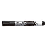 BIC® Intensity Advanced Dry Erase Marker, Tank-style, Broad Chisel Tip, Black, Dozen freeshipping - TVN Wholesale