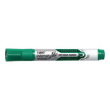 BIC® Intensity Advanced Dry Erase Marker, Tank-style, Broad Chisel Tip, Green, Dozen freeshipping - TVN Wholesale