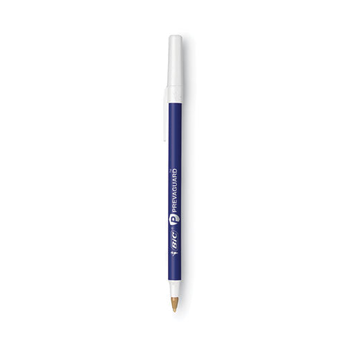 BIC® Prevaguard Ballpoint Pen, Stick, Medium 1 Mm, Blue Ink-blue Barrel, 8-pack freeshipping - TVN Wholesale